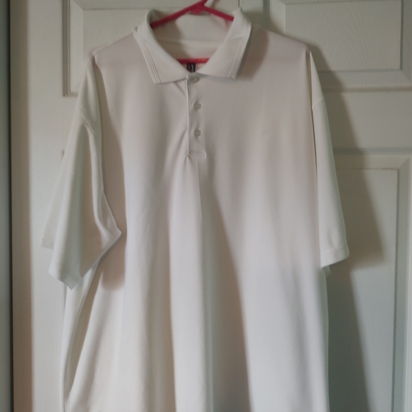 PGA Tour Other - PGA Tour Men's White Short-Sleeve Polo 3X